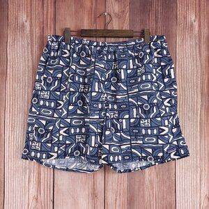 *FLAW* Patagonia Netplus Shells Mens XXL Baggies Shorts New Vision Navy Blue